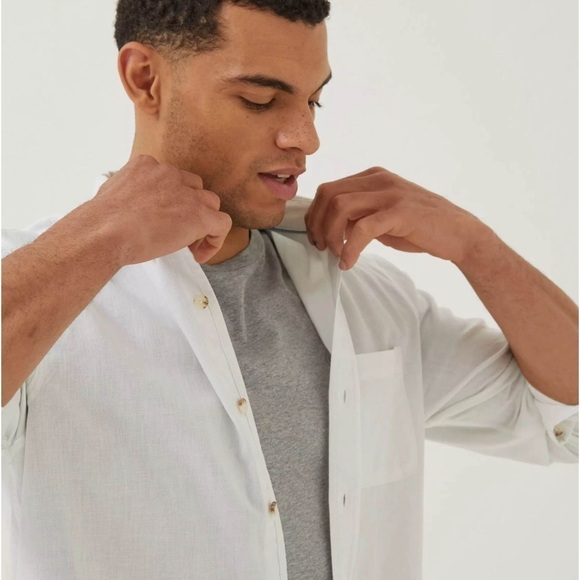 FAT FACE • Bugle Linen Cotton Shirt Beach - Picture 2 of 7